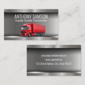 Carte De Visite Remorque semi-remorque | Red (Devant / Derrière)