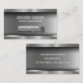 Carte De Visite Remorque semi-remorque | Transporteur d'eau (Devant / Derrière)