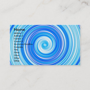 Carte De Visite Remous bleus