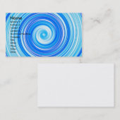 Carte De Visite Remous bleus (Devant / Derrière)