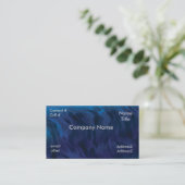 Carte De Visite remous bleus de fumée (Debout devant)