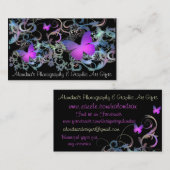 Carte De Visite Remous de papillon (Devant / Derrière)