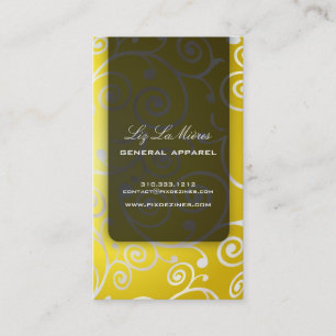 Carte De Visite Remous de petits gâteaux de PixDezines + d'or