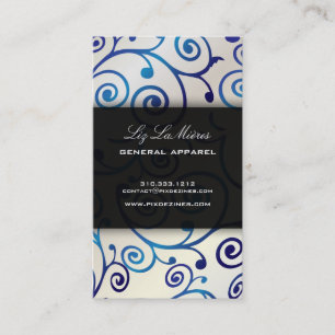 Carte De Visite Remous de petits gâteaux de PixDezines + saphir