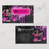 Carte De Visite Remous de polonais de parties scintillantes de (Devant / Derrière)