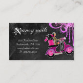 Carte De Visite Remous de polonais de parties scintillantes de (Dos)