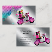 Carte De Visite Remous de polonais de parties scintillantes de (Devant / Derrière)