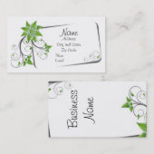 Carte De Visite Remous et frontières (Devant / Derrière)