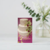 Carte De Visite remous minniemay de gâteau de mariage+cymbidium (Debout devant)