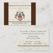 Carte De Visite Remous modernes faits sur commande de rayure de (Devant / Derrière)