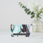 Carte De Visite Remous modernes fascinants d'encre (Debout devant)