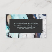 Carte De Visite Remous modernes fascinants d'encre (Dos)