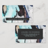 Carte De Visite Remous modernes fascinants d'encre (Devant / Derrière)