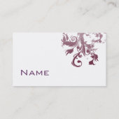 Carte De Visite Remous pourpre (Dos)