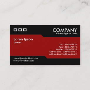 Carte De Visite Remplaçant - Maroon (990000)