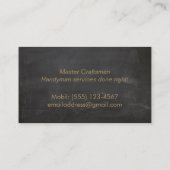 Carte De Visite Remplacement de la construction de la scie de mart (Dos)