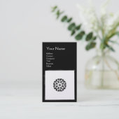 Carte De Visite RENAISSANCE Bureau juridique Procureur noir blanc (Debout devant)