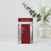 Carte De Visite RENAISSANCE GATE Architecture antique Rouge (Debout devant)