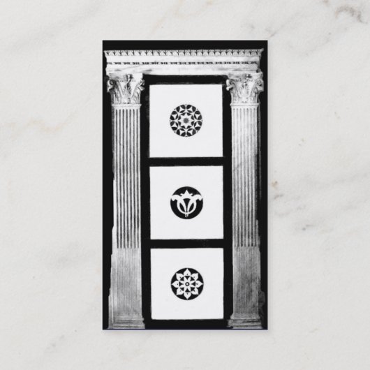 Carte De Visite RENAISSANCE GATE Classic Architecture, Architecte (Dos)