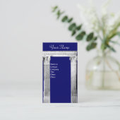 Carte De Visite RENAISSANCE GATE Classic Architecture Bleu (Debout devant)