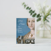 CARTE DE VISITE RENAISSANCE MODE JEWELRY COSTUME DESIGNER (Debout devant)