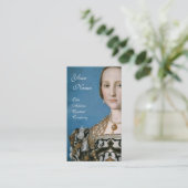 CARTE DE VISITE RENAISSANCE MODE JEWELRY COSTUME DESIGNER (Debout devant)