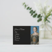 CARTE DE VISITE RENAISSANCE MODE JEWELRY COSTUME DESIGNER (Debout devant)