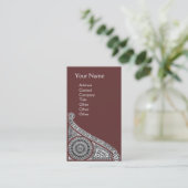 Carte De Visite RENAISSANCE Monogramme 1 (Debout devant)