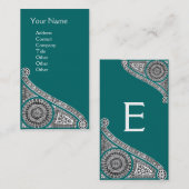 Carte De Visite RENAISSANCE Monogramme 1 (Devant / Derrière)