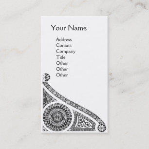 Carte De Visite RENAISSANCE Monogramme 1