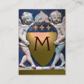 Carte De Visite RENAISSANCE PETITES ANGES MONOGRAM Yellow Topaz (Dos)