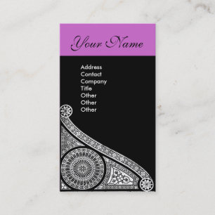 Carte De Visite RENAISSANCE pourpre