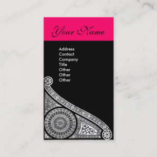 Carte De Visite RENAISSANCE rose