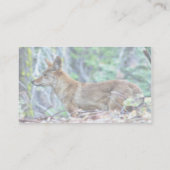 Carte De Visite Renard gris (Dos)