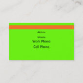 Carte De Visite renard mignon (Dos)