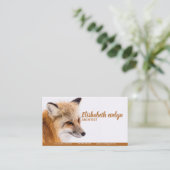 Carte De Visite Renard rouge (Debout devant)