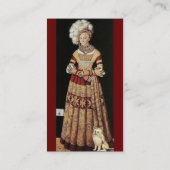 CARTE DE VISITE RENASSAINCE BEAUTÉ, MODE BIJOUX COSTUME DESIGN (Dos)