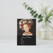 CARTE DE VISITE RENASSAINCE BEAUTÉ, MODE BIJOUX COSTUME DESIGN (Debout devant)