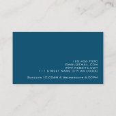 Carte De Visite Rencontre Religion inter-église Pasteur chrétien (Dos)