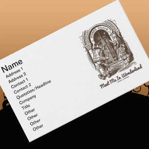 Carte De Visite Rencontrez-Moi À Wonderland Queen Alice Frog Doorw