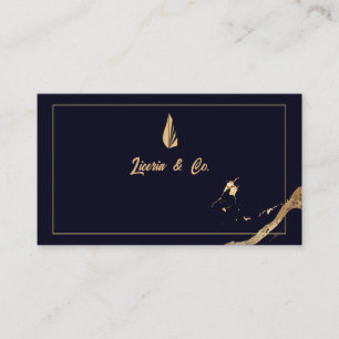 Carte De Visite Rendez-vous avec un Artiste Tatoueur de Luxe Or Pr