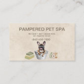 Carte De Visite Rendez-vous avec un Groomer pour animaux de compag (Devant)