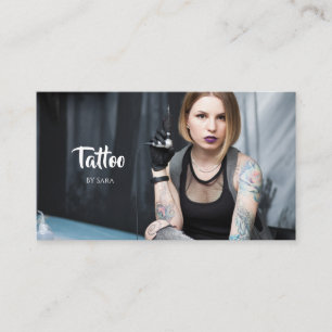 Carte De Visite Rendez-vous avec un tatoueur traditionnel vintage