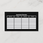 Carte De Visite Rendez-vous avec une photo de l'école de conduite/ (Dos)