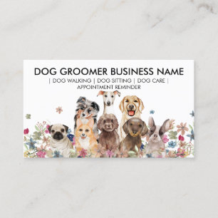 Carte De Visite Rendez-vous chez Dog Walker