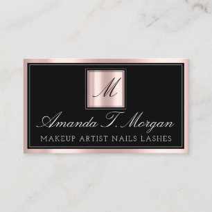Carte De Visite Rendez-vous d'artiste de maquillage professionnel 