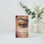 Carte De Visite rendez-vous d'artiste maquillage chic et moderne (Debout devant)