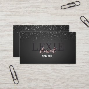Carte De Visite Rendez-vous de manucure minimaliste et élégant