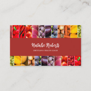 Carte De Visite Rendez-vous de nutritionniste en bien-être botaniq