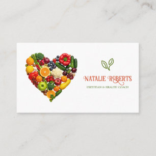 Carte De Visite Rendez-vous de nutritionniste moderne et minimalis